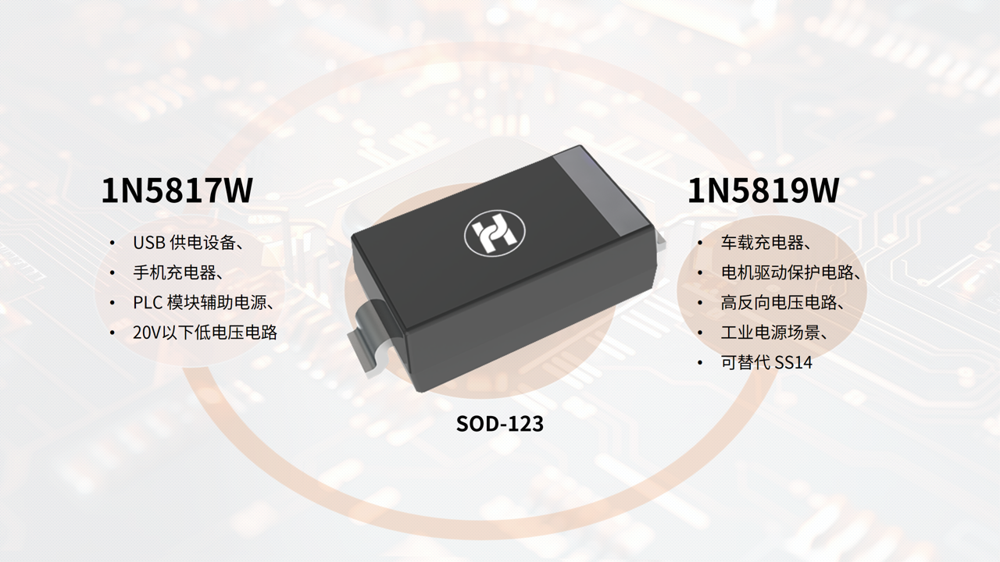 1N5817W和1N5819W:合科泰肖特基二极管,为您的电源设计排忧解难!
