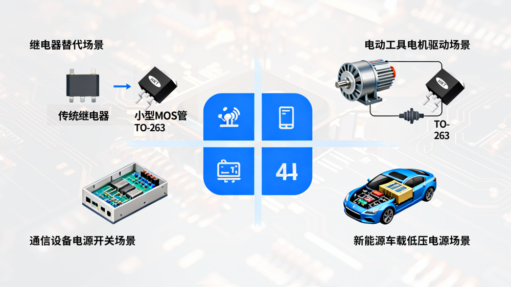 HKTQ50N03: The MOSFET That Doesn’t Need a Heat Sink? The Secret Behind Low-Voltage and High-Current Performance
