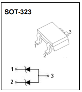 SOT-323封装的AZ23C2xx系列稳压二极管