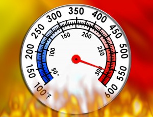 热敏电阻温度检测热量图