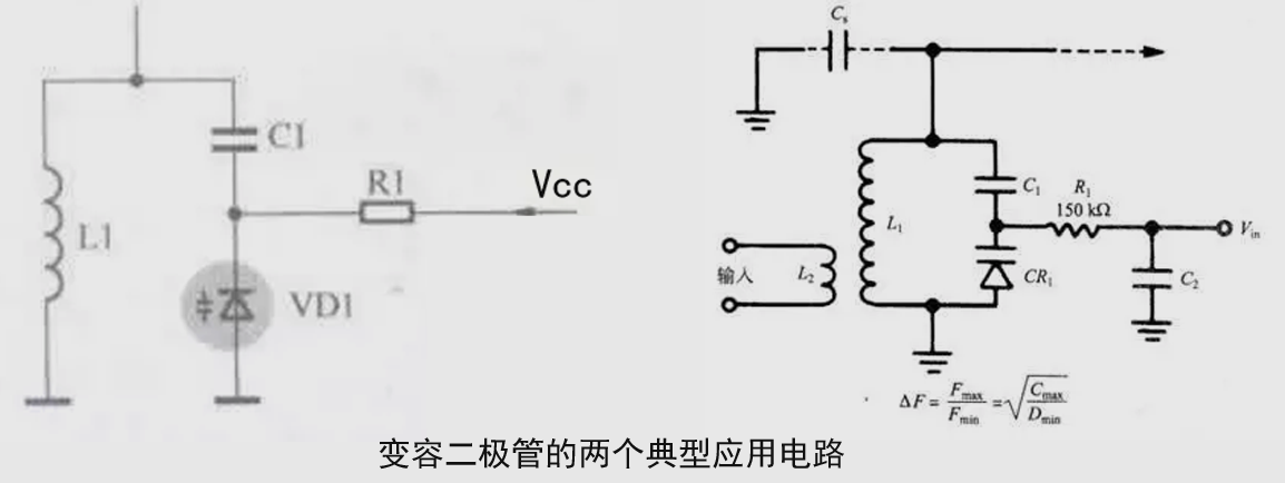 变容二极管的两个典型应用电路