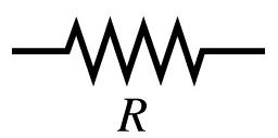 电阻器的符号图